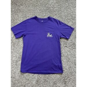 James Madison University Southern Tide Men's Pocket T-shirt Size Small Purple